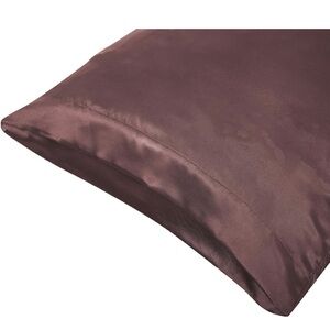 New EXQ Satin Standard Two Pillowcases